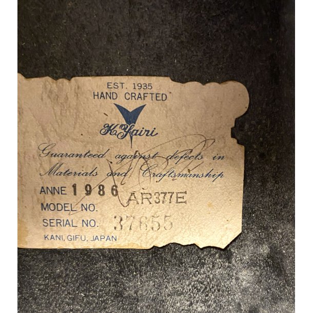 (BRUGT) K. Yairi AR377E Western guitar 